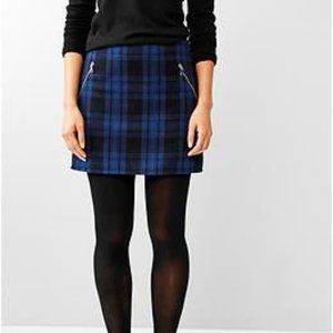 Clueless Style Blue Plaid Mini